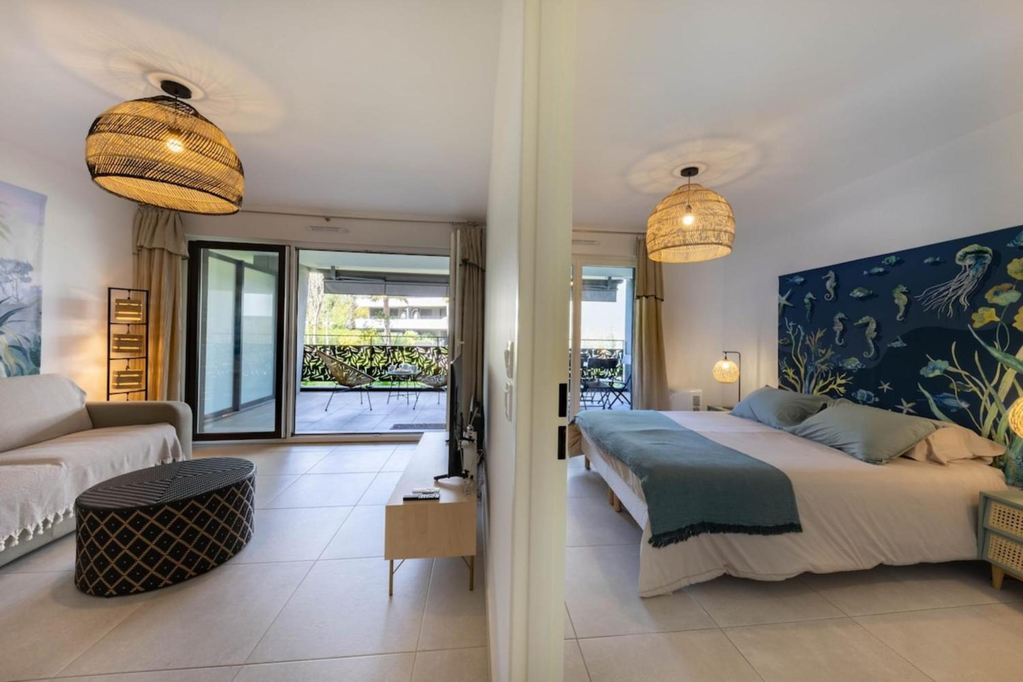Apartamento 06Ah - Superb Waterfront T2 - Swimming Pool Villeneuve-Loubet Exterior foto